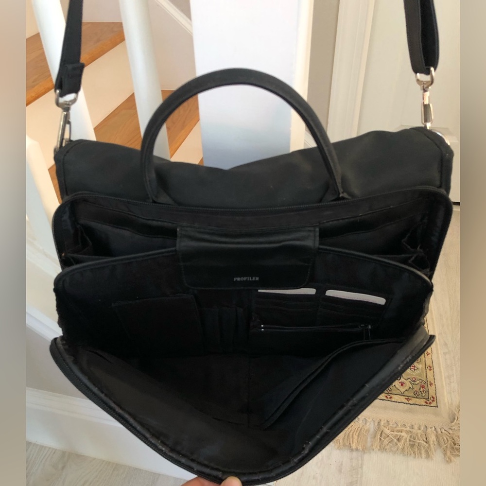 Rosetti New York Black Business Laptop Briefcase Bag - Picture 15 of 16